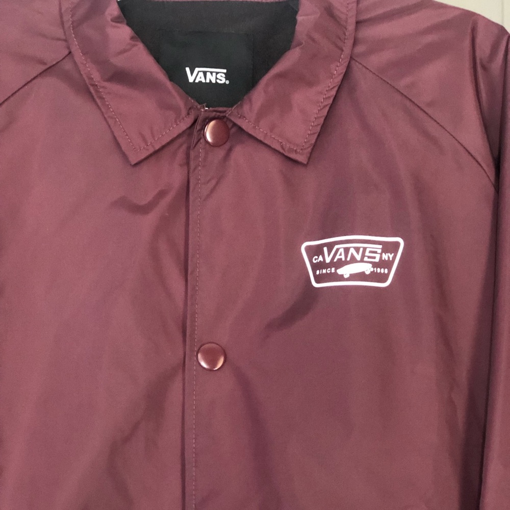 Vans Boys Lightweight Maroon Torrey Coach Jacket